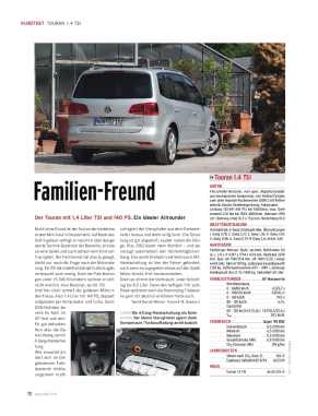 KURZTEST Touran 1.4 TSI 140 PS