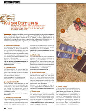 HERBST AUSRÜSTUNG