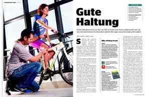 Gesund auf Tour: Rad und Sitzposition