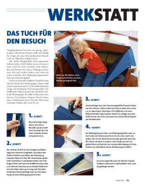 Werkstatt Sitztuch