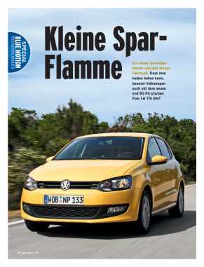 Polo 1.6 TDI BMT mit 90 PS