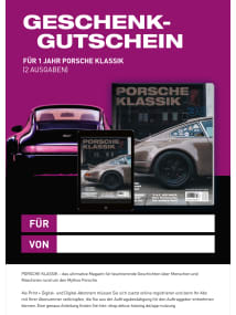 PORSCHE KLASSIK Gutschein