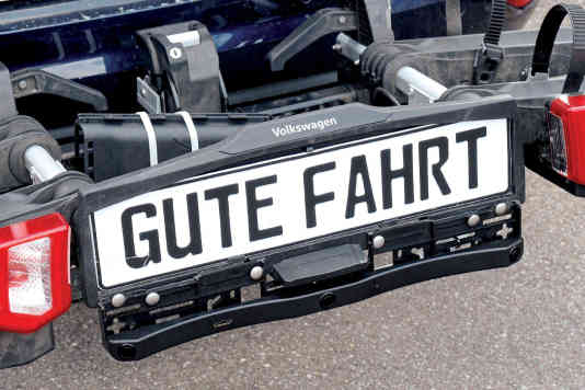 Parkwarner für Radträger