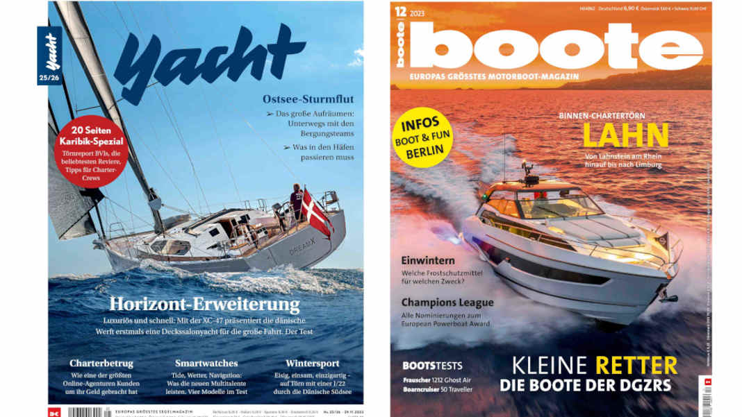 Änderung des Heftformats von YACHT und BOOTE