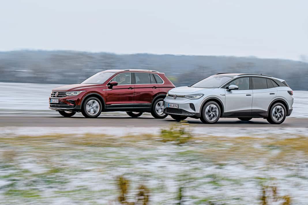 VW Tiguan vs. VW ID.4 – 2.0 TDI DSG vs. Pro Performance - Staffelübergabe?