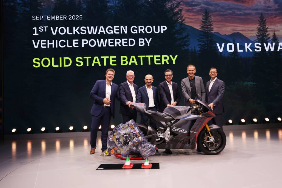 Volkswagen treibt Feststoffbatterie-Technologie voran