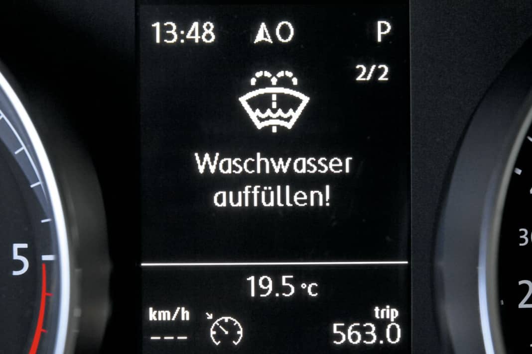 Waschwasser-Sensorik nachrüsten - Pegelmeldung