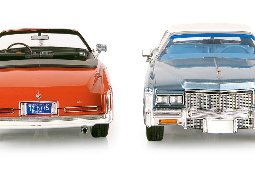 ‘76 Cadillac Fleetwood Eldorado Convertible von MCG in 1:18 – Beverly Hills 1976