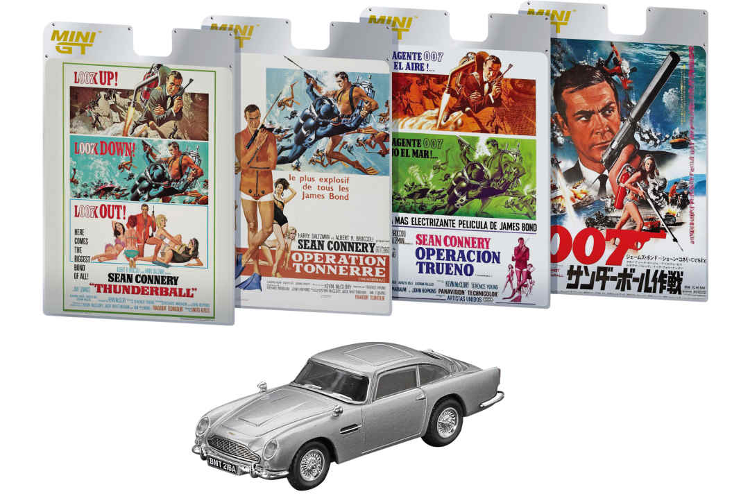 Neue 007-Serie von Mini GT in 1:64