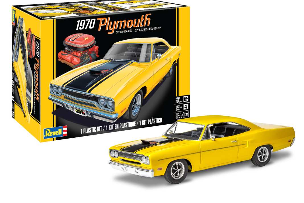 Revell bringt extrascharfen Plymouth Roadrunner von 1970 in 1:24