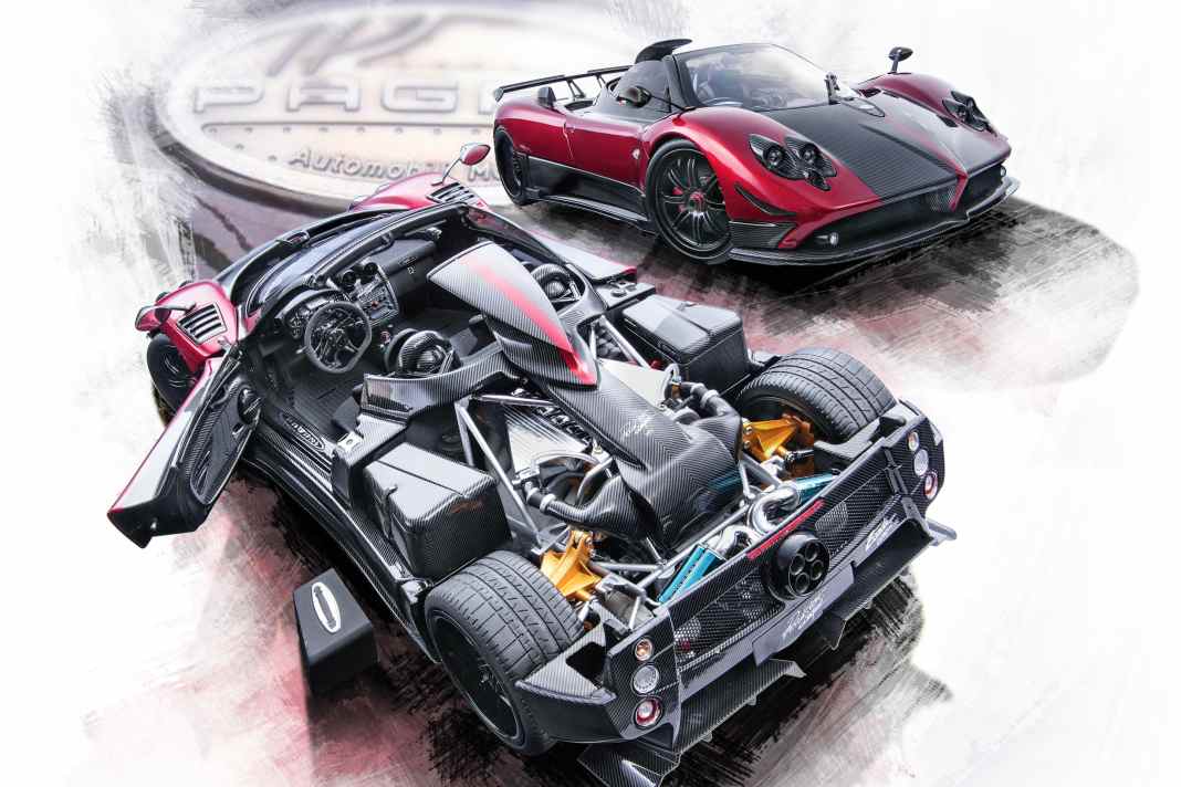 ‘09 Pagani Cinque Roadster von Almost Real in 1:18 - Zondabar
