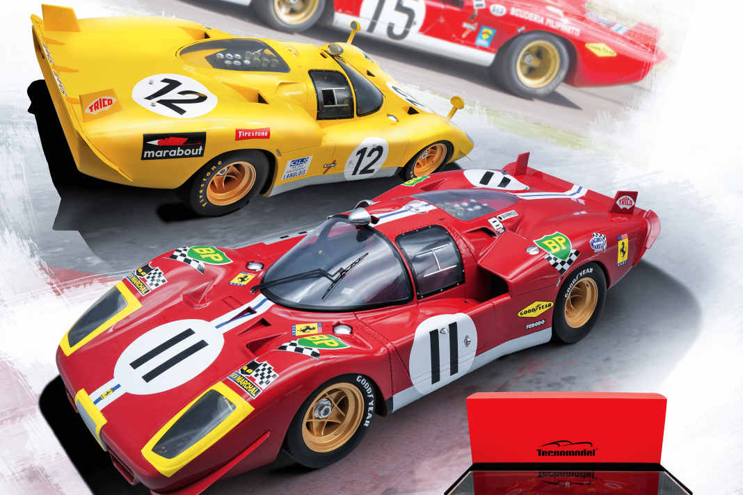 ‘70 Ferrari 512S Coda Lunga von Tecnomodel in 1:12 – Länge siegt?