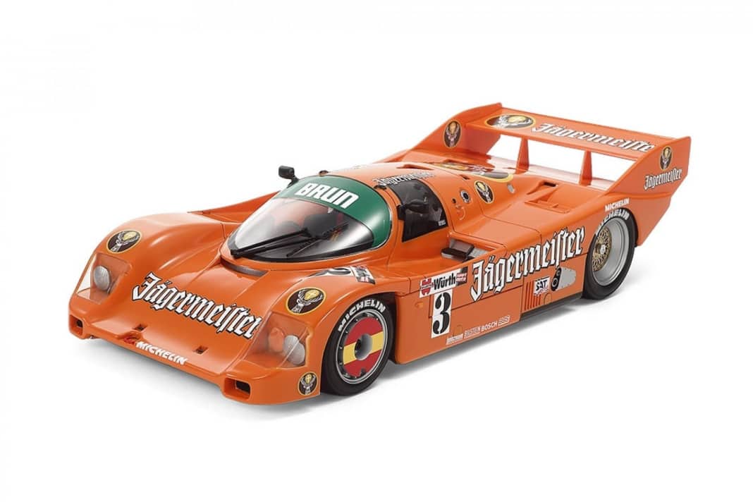 Porsche 962C “Jägermeister” startet bei Tamiya wieder in 1:24
