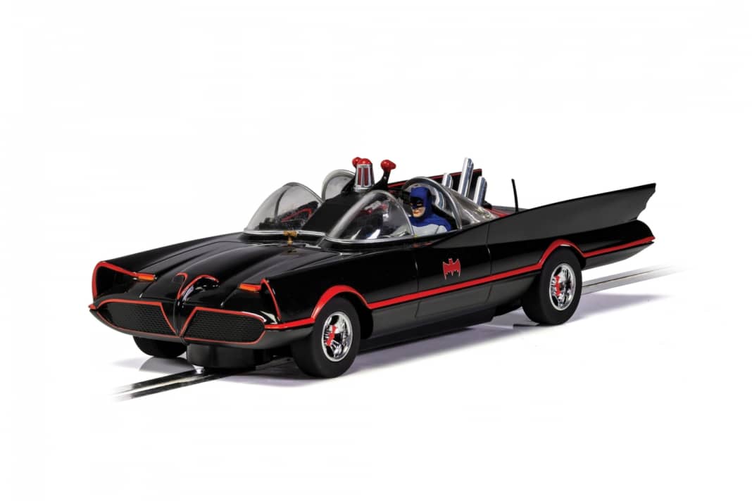 Ouch! Crush! Splat! Boing! Das Batmobil für die Autorennbahn in 1:32 ist im Anflug!