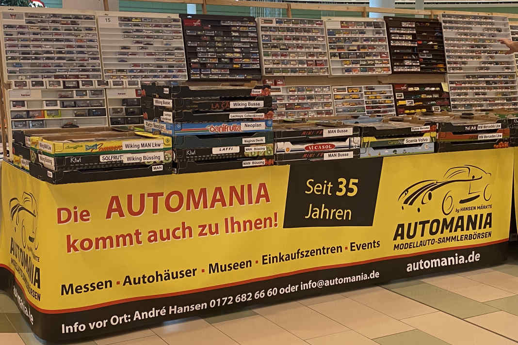 Automania richtet die 22. Modellautobörse im Audi Forum in Neckarsulm aus