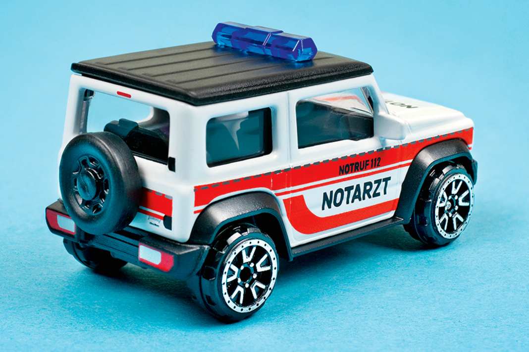 Suzuki Jimny „Notarzt“ von Majorette in 1:64