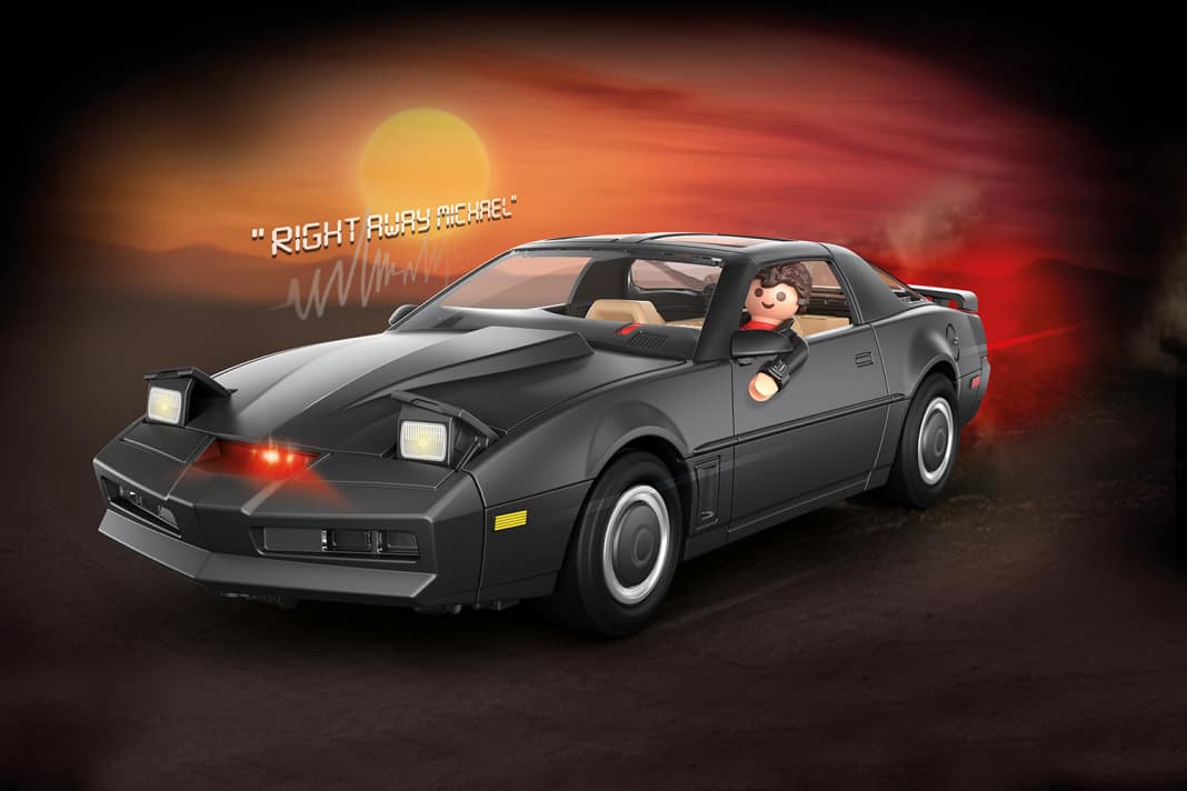 Playmobil bringt nicht nur K.I.T.T., sondern auch David Hasselhoff, alias Michael Knight