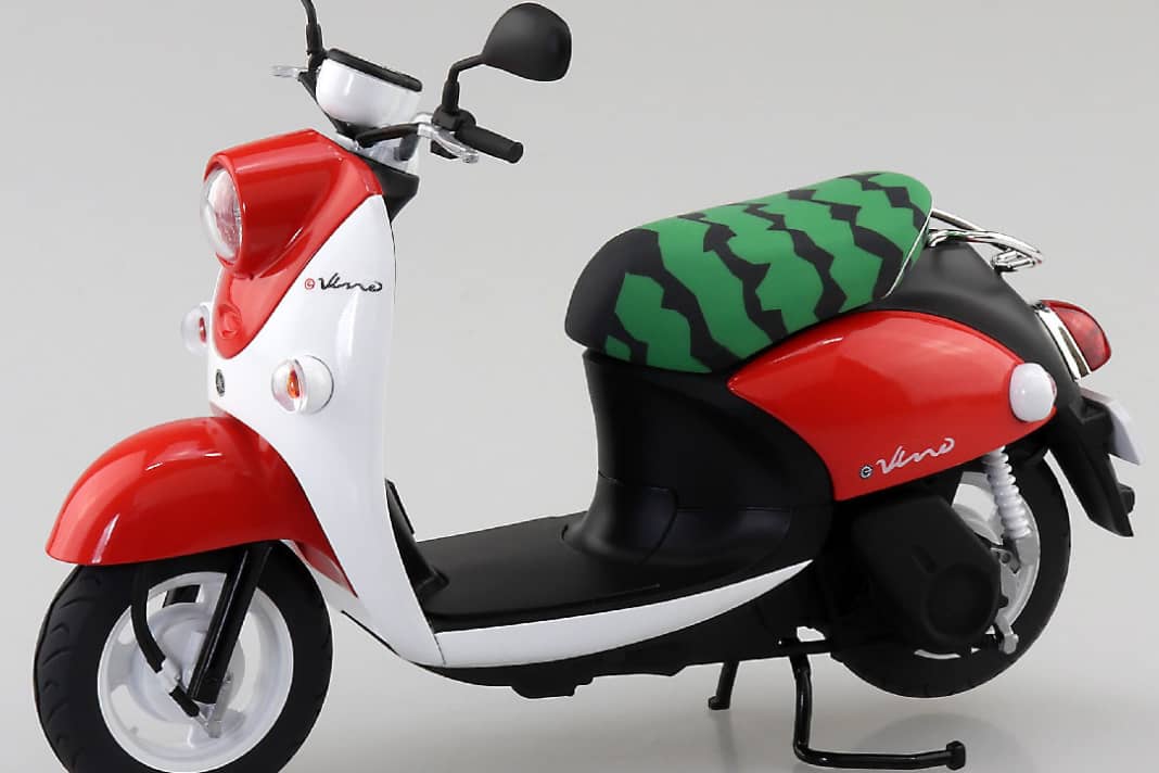 Aoshima kündigt für den Mai den Yamaha E-Vino als 1:12-Kit an
