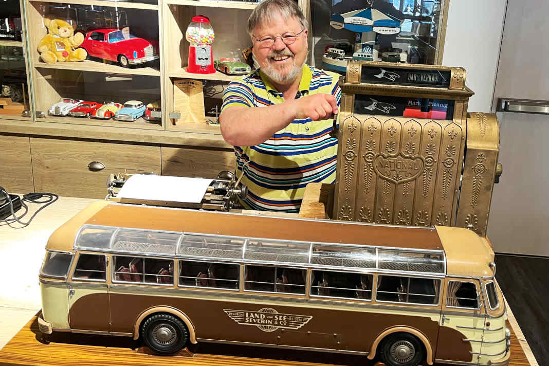 Neues im Modellauto-Museum Bernau – Angebaggert