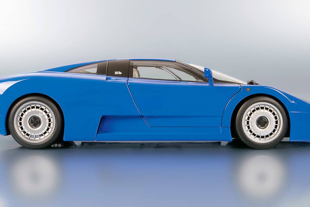 ‘91 Bugatti EB 110 von KK-Scale in 1:12 - Der Überflieger