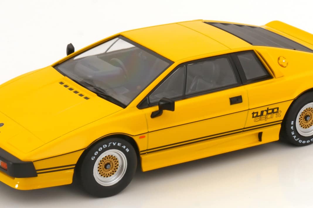 KK-Scale zeigt klare Kante und bringt in 1:18 drei neue Lotus Esprit Turbo