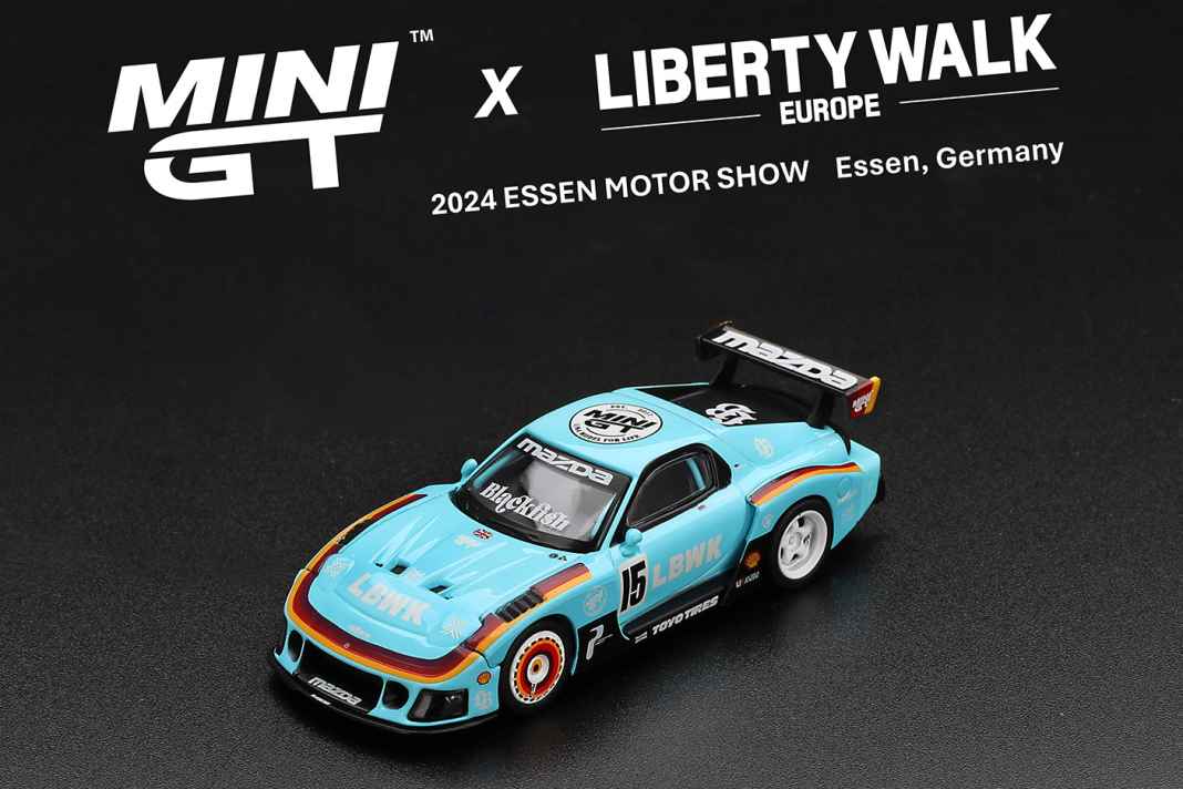 Mini GT zeigt auf der Essen Motor Show Mazda-Sondermodell in 1:64