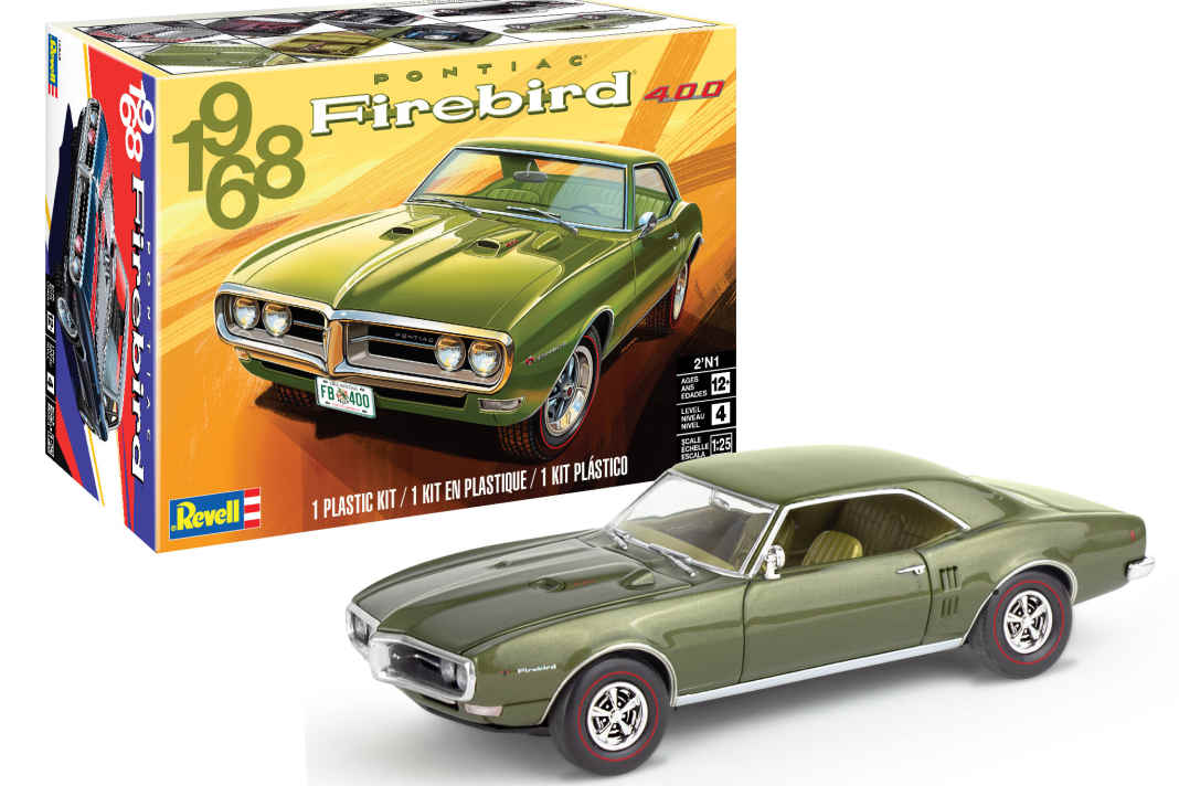 Revell bringt den Firebird als Alt-Achtundsechziger und 1:25-Plastikkit