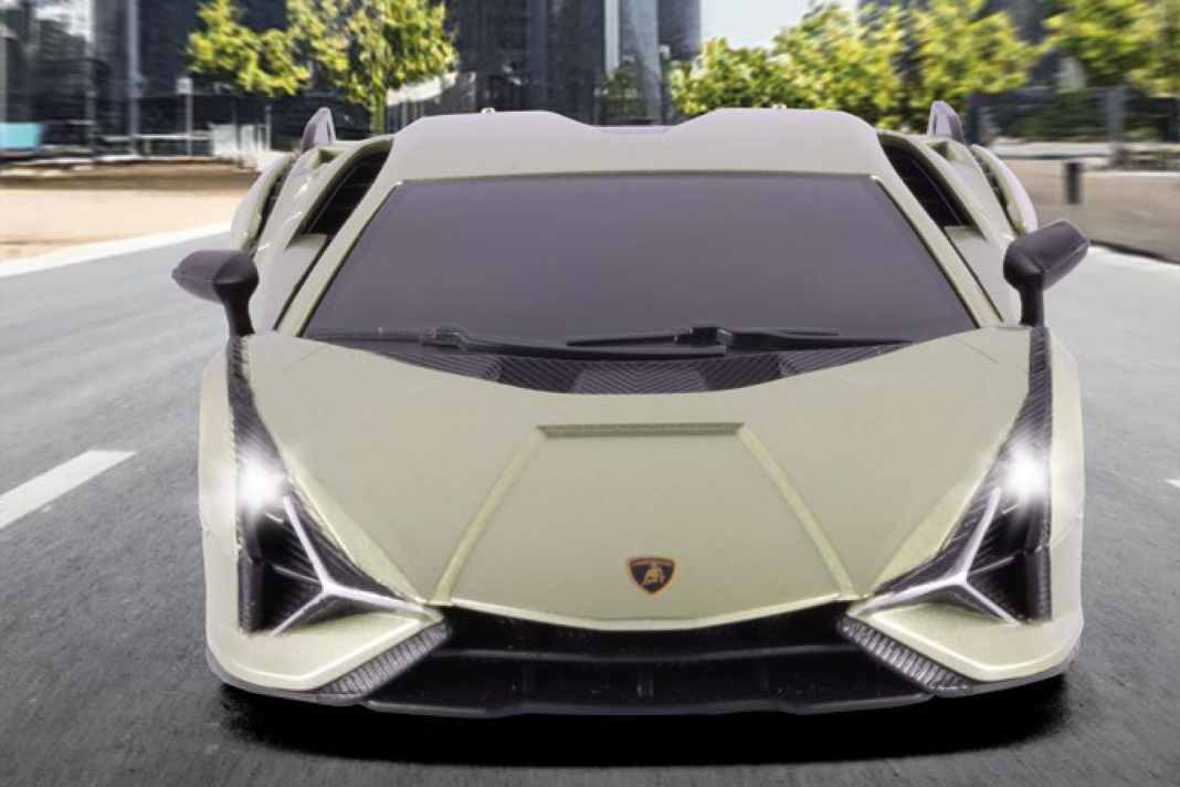Bei Revell startet der Lamborghini Sián als RC-Flitzer in 1:24