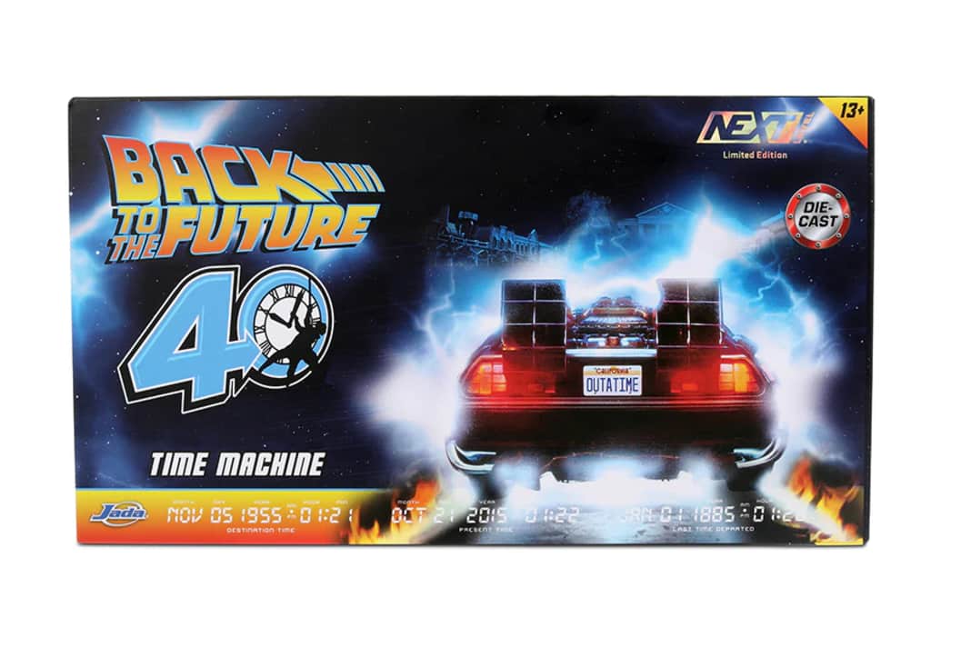 DeLorean-Zeitmaschine kehrt bei Jada chromglänzend in 1:24 zurück