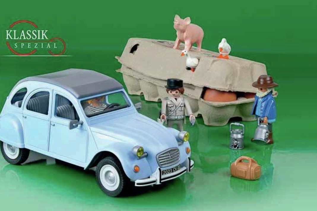 Citroen 2 CV von Playmobil in 1:22,5 - Wo sind die Eier?