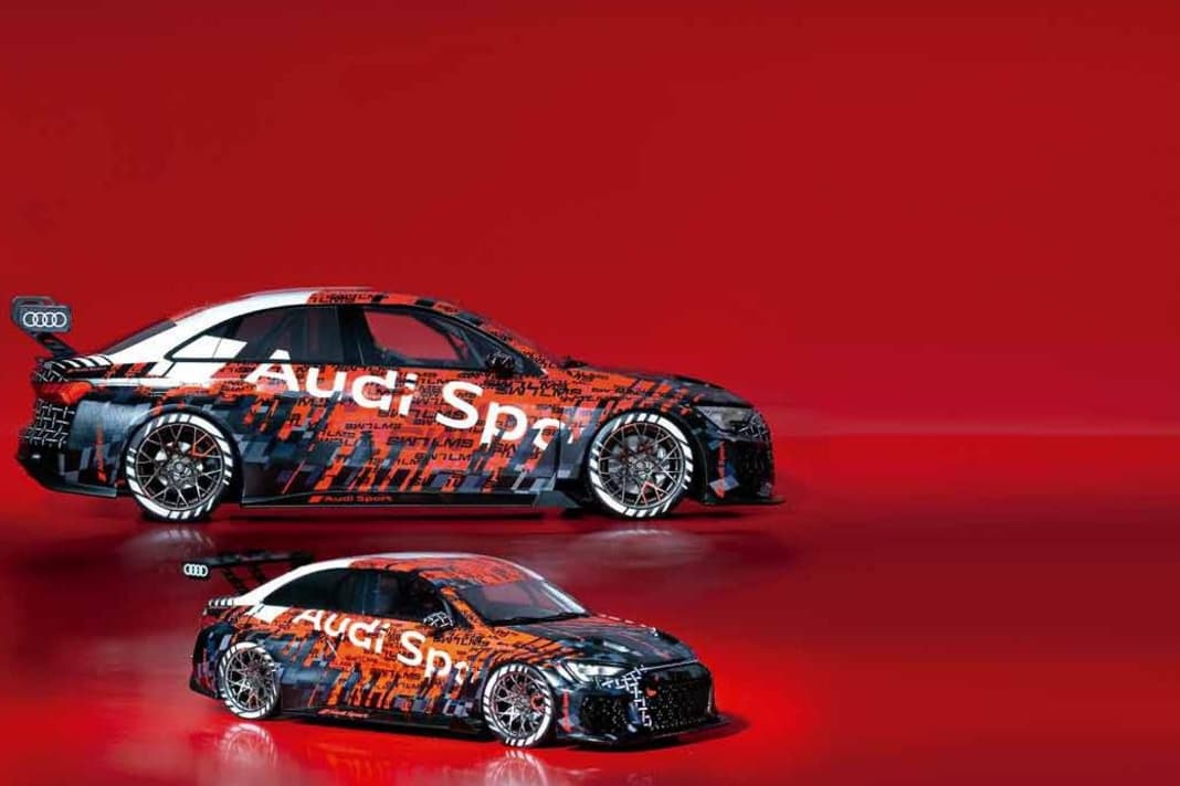 2022 Audi RS 3 LMS von Minimax in 1:43 und 1:18 – Ringe-Renner