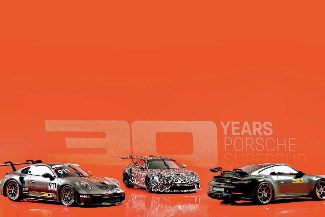Porsche 911 GT3 Cup von Minimax/Spark in 1:18 - Cup dich lieb