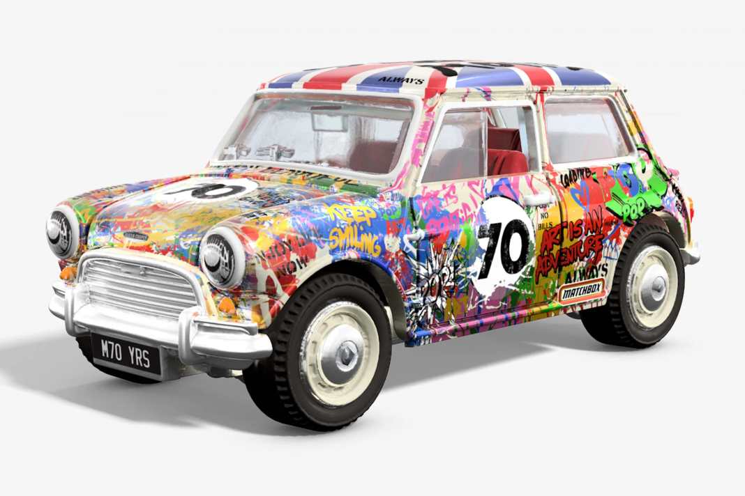 Mattel animiert Mr. Brainwash zum Mini-Kunstwerk in 1:64