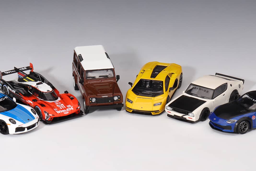 Mini GT bringt im März sechs neue Die-Cast-Flitzer im Maßstab 1:64
