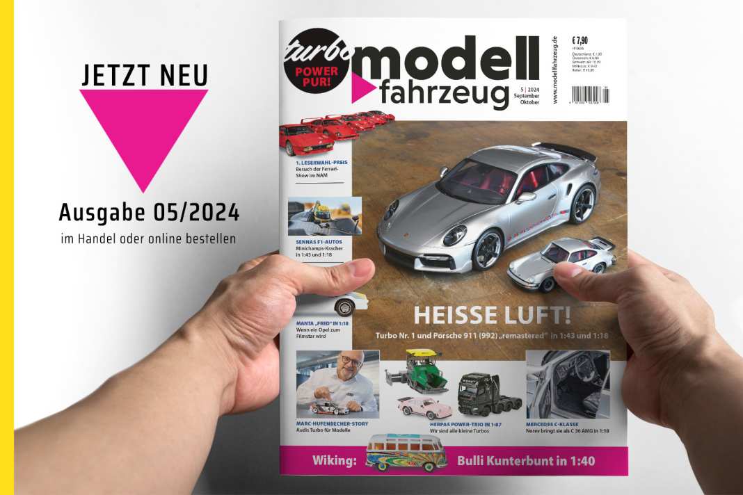 Heft 5/2024 von MODELL FAHRZEUG ist da und feiert den Turbo-Motor mit tollen Stories