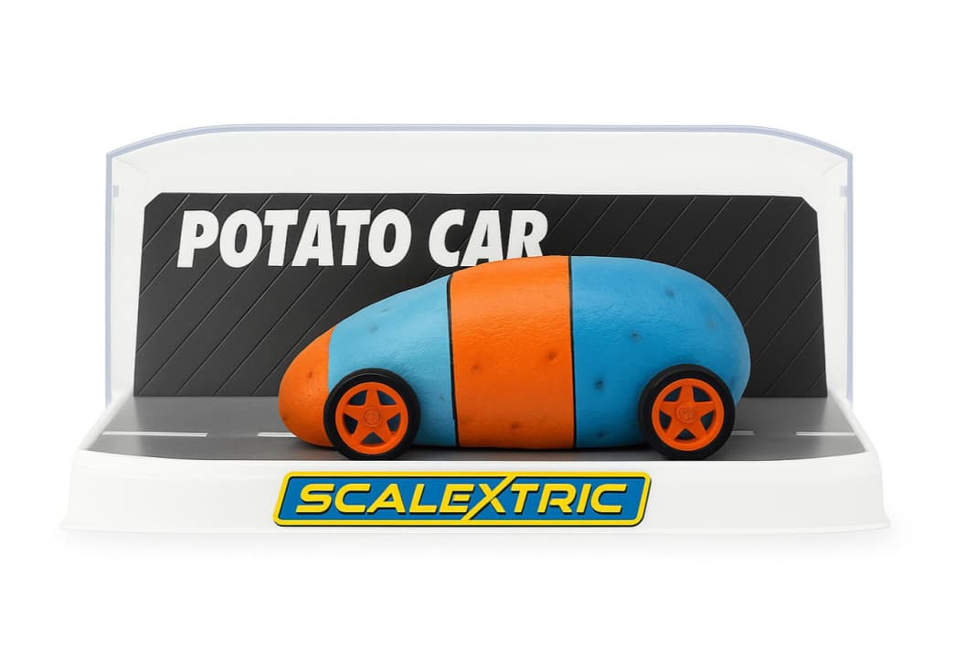 Kartoffel-Monoposto von Scalextric in 1:32 geleakt