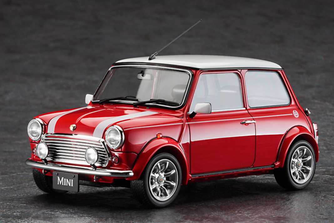 Hasegawa kündigt 1:24-Bausatz des klassischen Mini als 40th Anniversary an