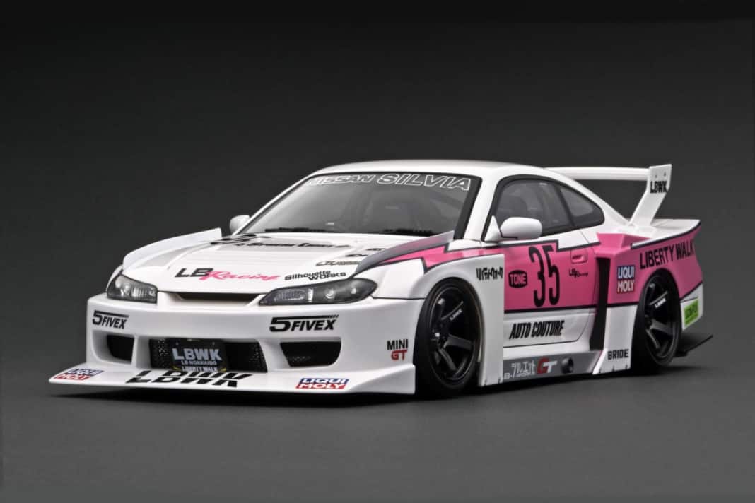 Ignition Model kündigt zwei getunte Nissan Silvia in 1:18 an