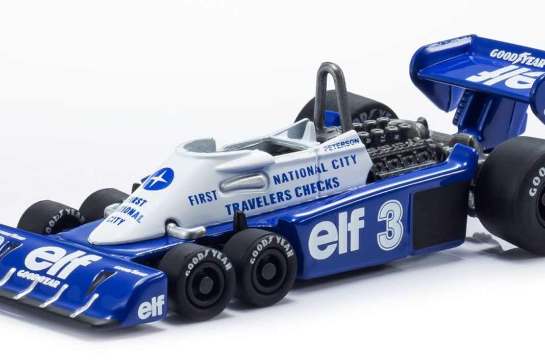 Kyosho schiebt seinen Sechsrad-Tyrrell aus der 1:64-Box