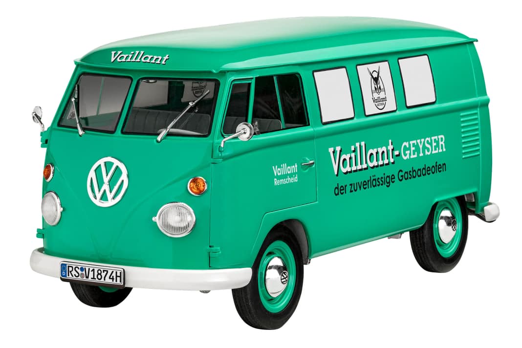 Revell heizt den Bulli-Fans mit “Vaillant”-Plastikkit in 1:24 ein