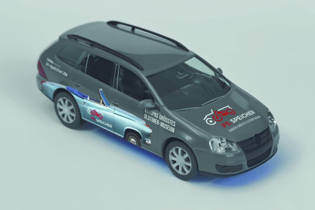 Crowdfunding-Sondermodell des Wiking-Golf in 1:87 enttarnt