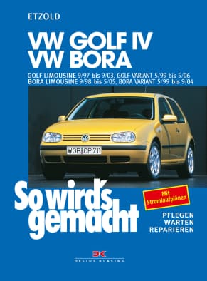 VW Golf  IV 9/97-9/03, Bora 9/98-5/05, Golf IV Variant 5/99-5/06, Bora Variant 5/99-9/04