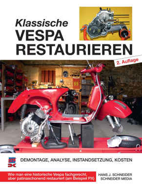 Klassische Vespa restaurieren