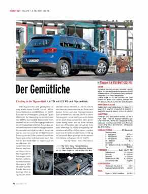 KURZTEST Tiguan 1.4 TSI BMT 122 PS