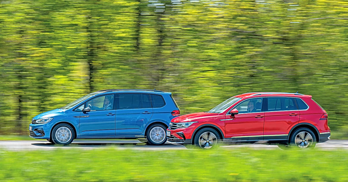 VW Touran 2.0 TDI vs. VW Tiguan 2.0 TDI Zwist gibt es in der besten