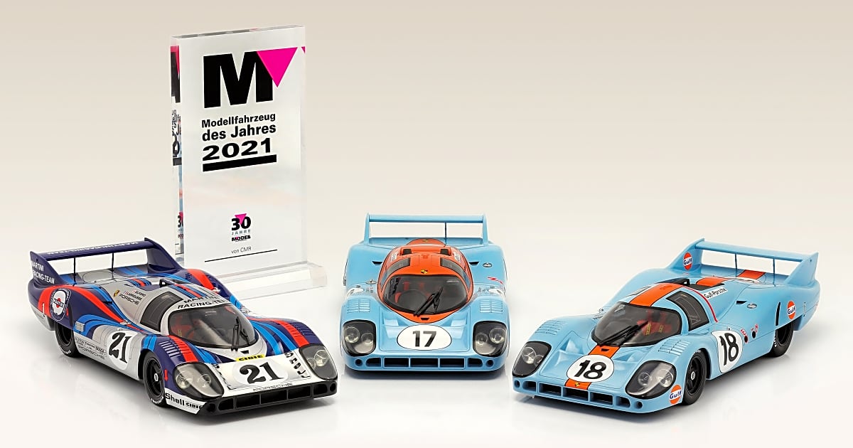 CMR 1/12 Scale Resin CMR12011 - Porsche 917LH 24HR Le Mans Gulf #17 1971 - Toy Essential Shop
