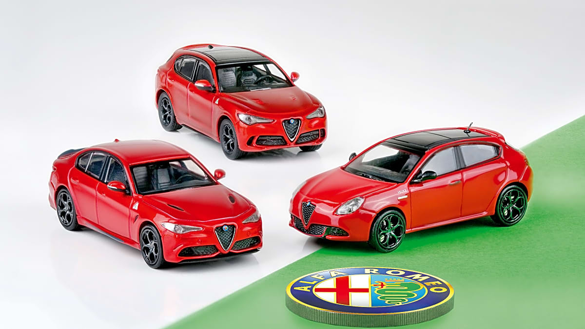 Alfantastisch: Drei neue Minichamps-Alfa in 1:87 | MODELLFAHRZEUG