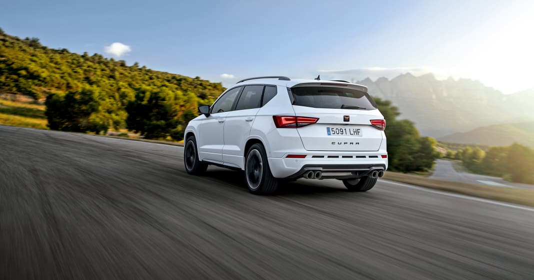 Seat Cupra Ateca, ABT Sportsline, rear view, exterior, white crossover,  tuning, HD wallpaper