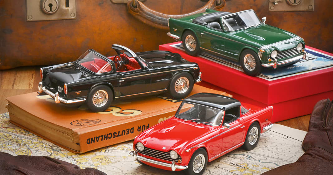 Triumph TR5/TR250 von Schuco in 1:18 – Surrey or not