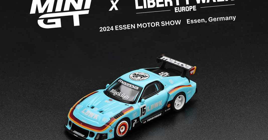 Mini GT zeigt auf der Essen Motor Show Mazda-Sondermodell in 1:64